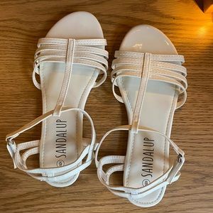 SANDALUP Open Toe Flat Sandals for Women